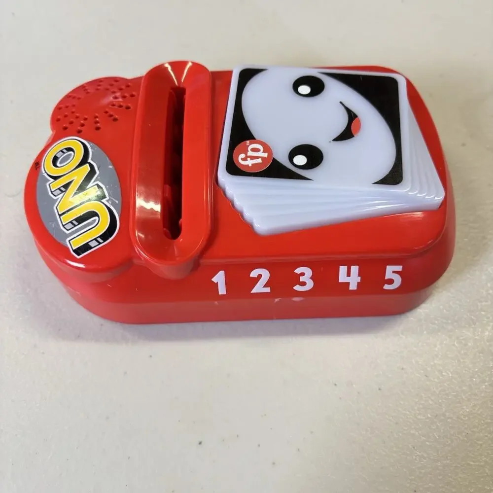 Fisher Price Laugh & Learn Counting and Colors UNO Game Toddler First No Cards.